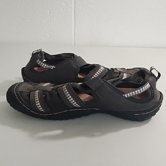 JSPORT Black Gray Pink Light Blue comfort Outdoor Sandals 8.5 - Picture 10 of 12